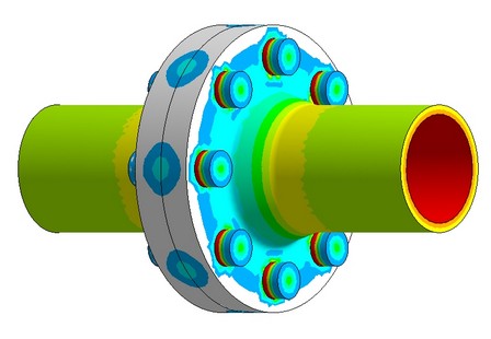 Flanschverbindung Spannungen Flanschverbindung Spannungen